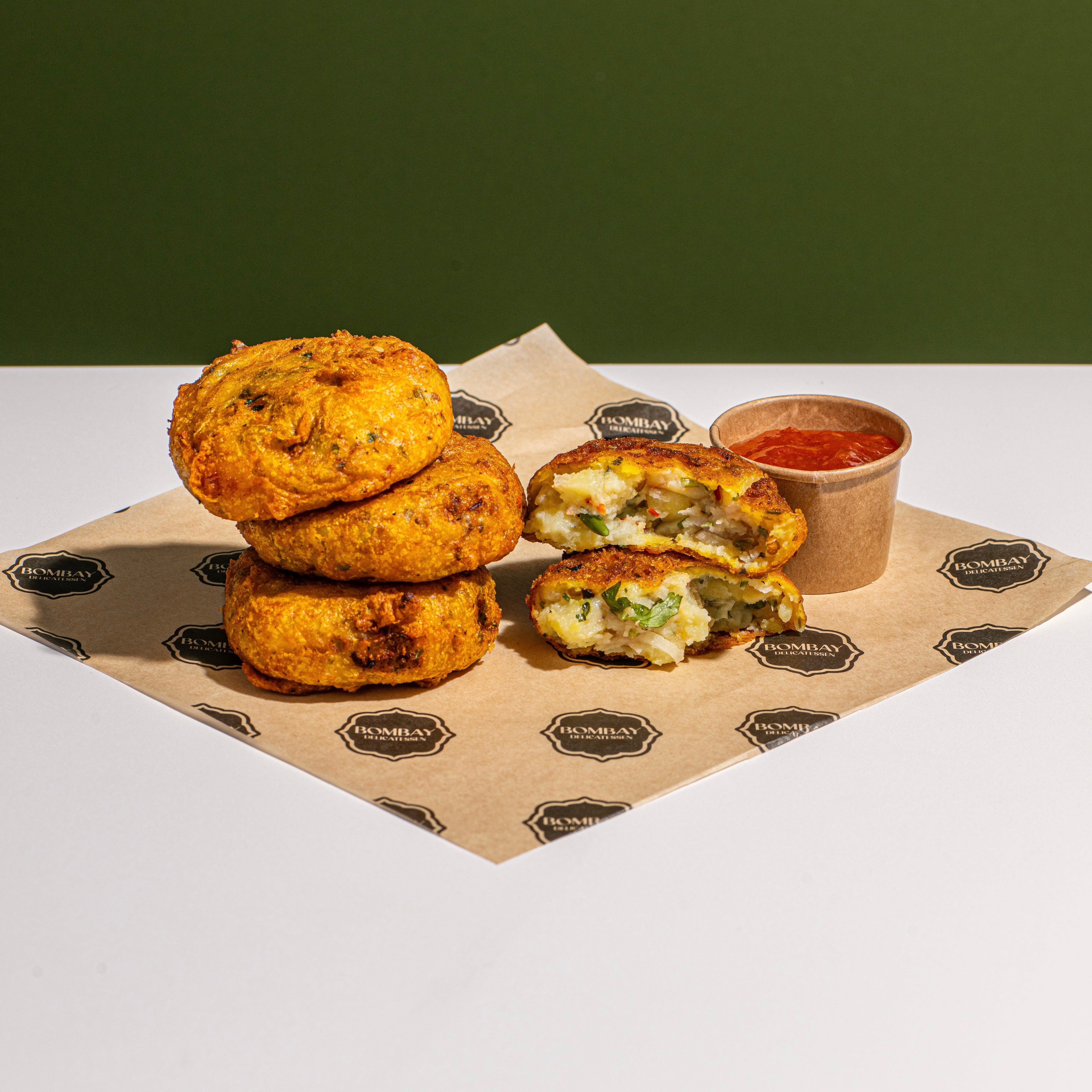 Spinach Potato Tikki