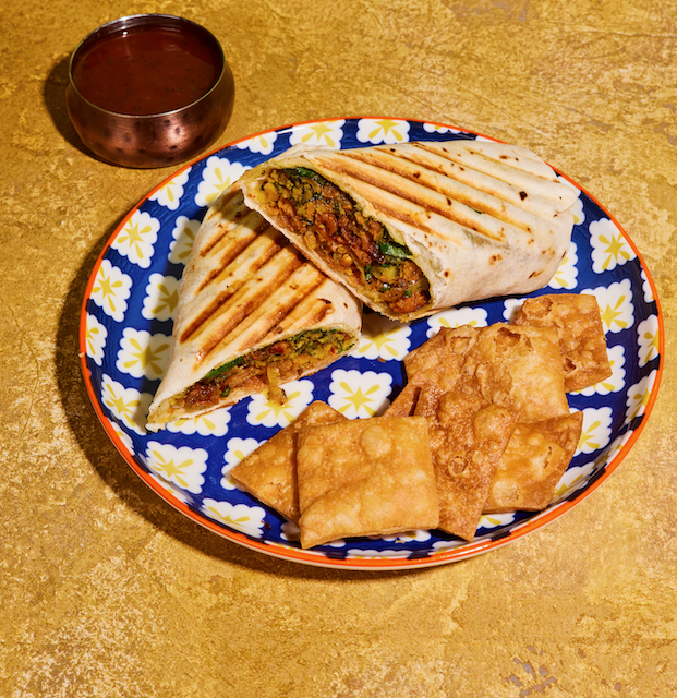 Vegetable Pakora Wrap