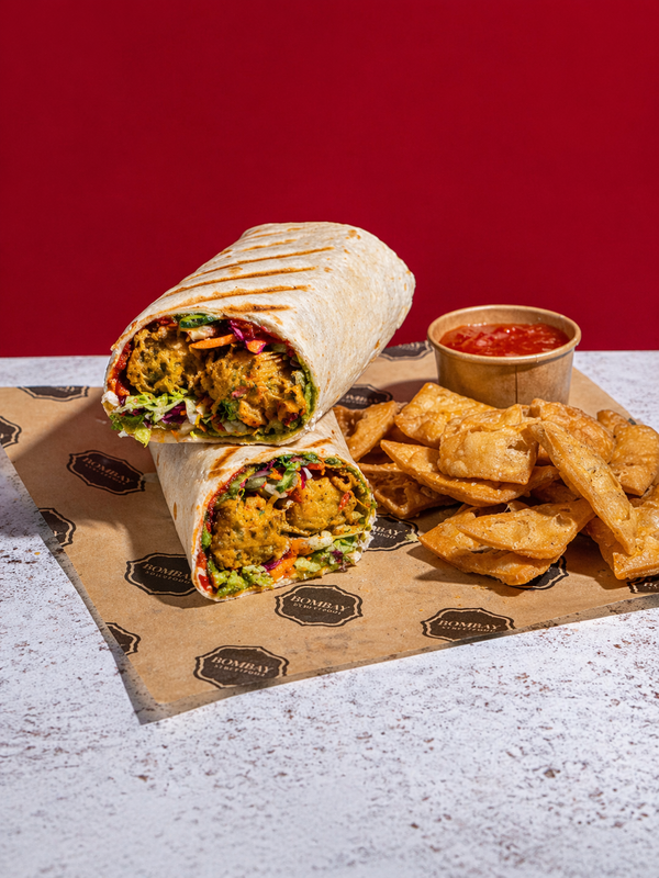 Vegetable Pakora Wrap