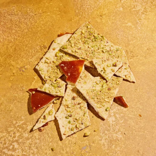 White Choc & Cardamom Bark